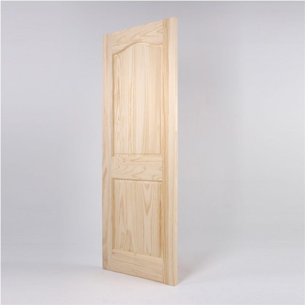 MADERAS BRAVO - Puerta pino solida 1/2 punto portico 4,5x75x2,00mt