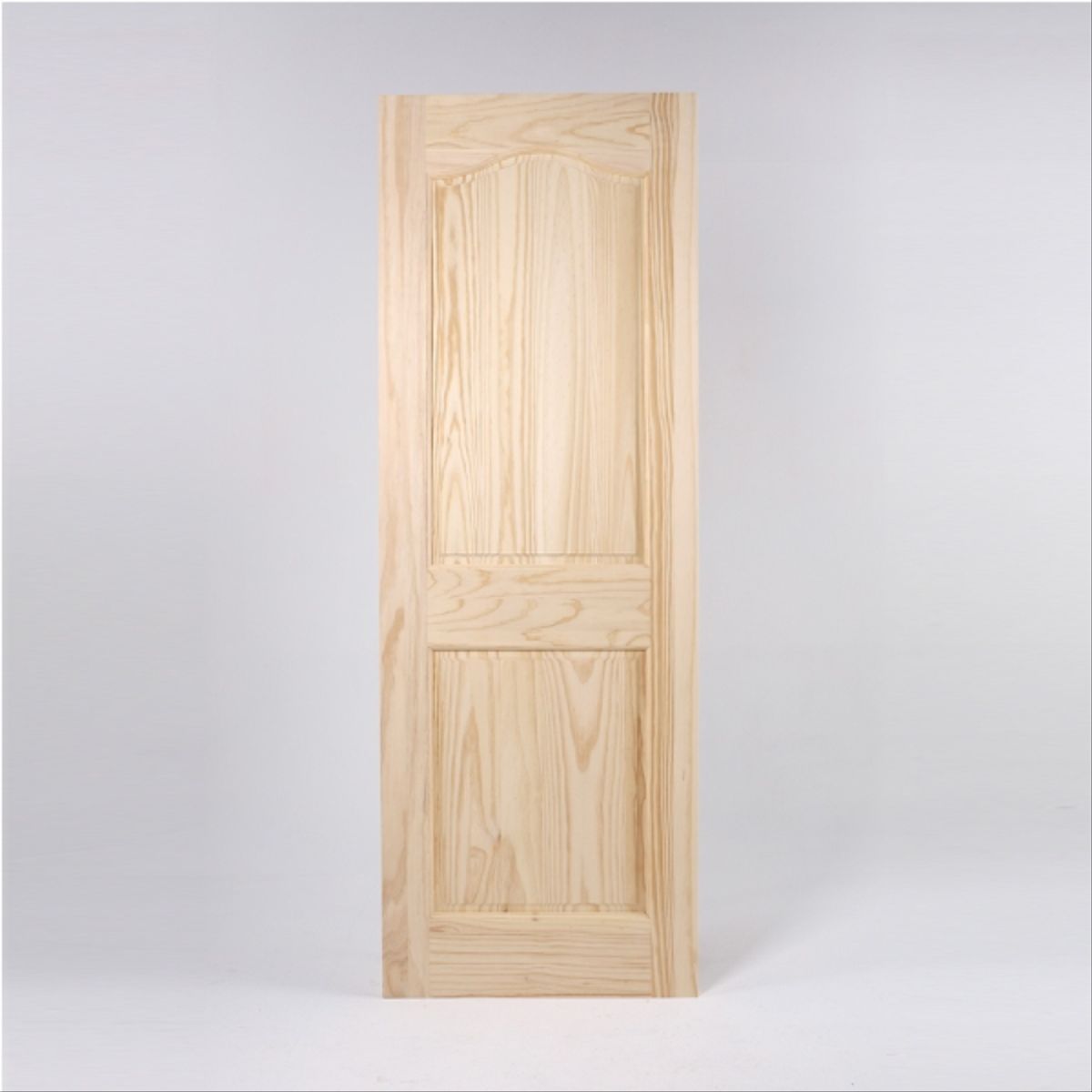 MADERAS BRAVO - Puerta pino solida 1/2 punto portico 4,5x75x2,00mt
