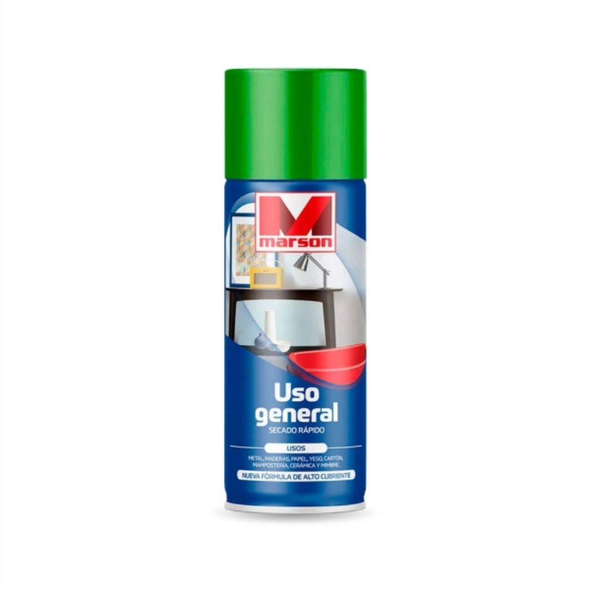 MARSON - Pintura en spray verde esmeralda 485 ml
