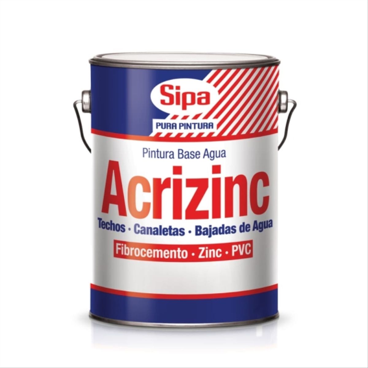 Pintura para techo Acrizinc blanco 1 gal, marca SIPA - Foto Principal