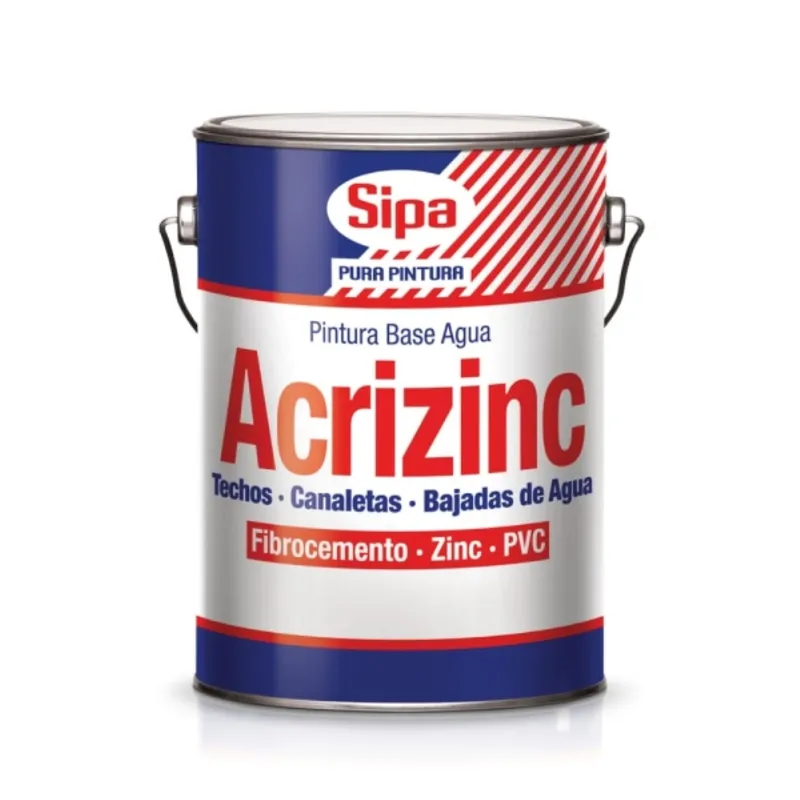 SIPA - Pintura para techo Acrizinc blanco 1 gal
