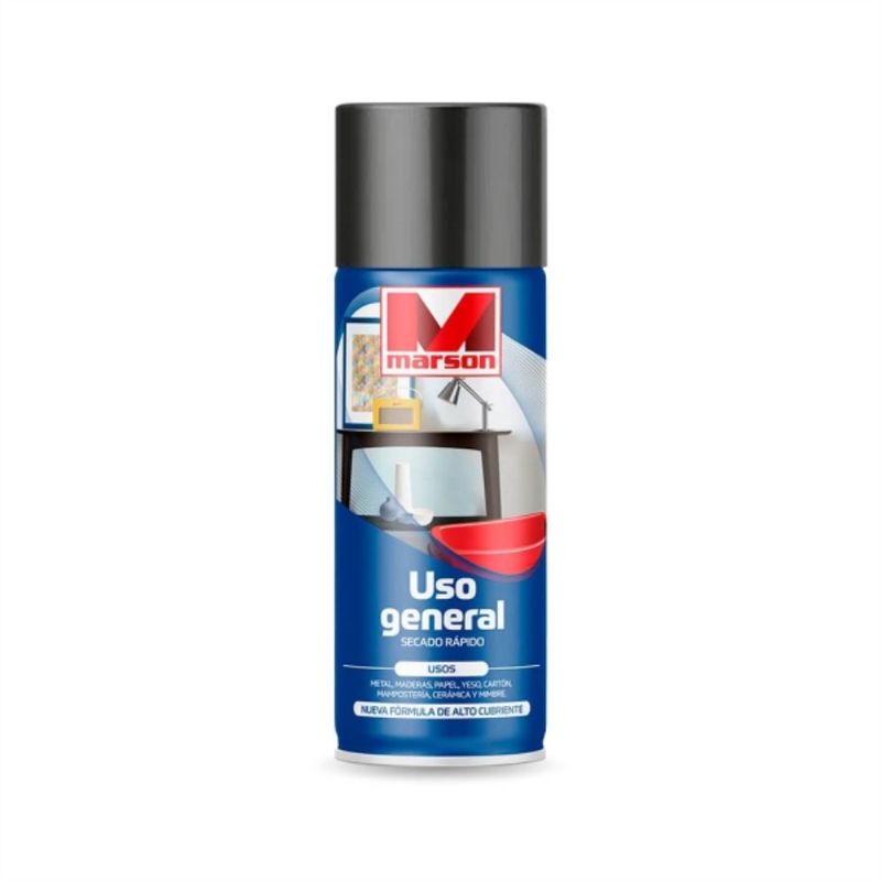 MARSON - Pintura en spray gris maquina 485 ml