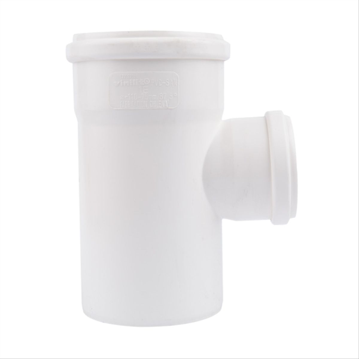 VINILIT - Tee pvc sanitario blanco 110x75mm