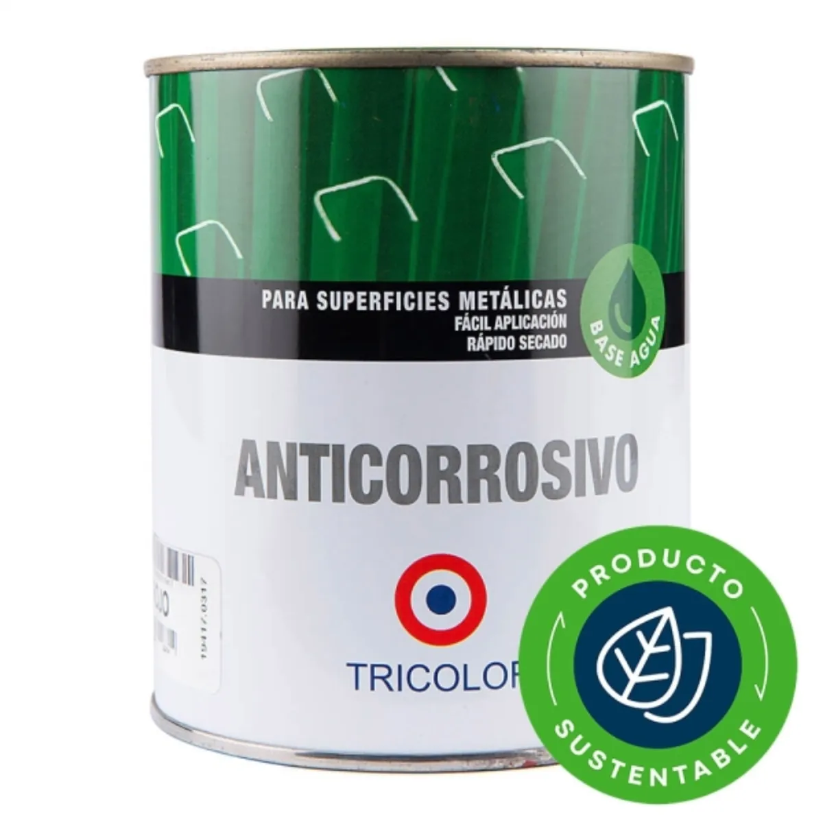 Anticorrosivo base agua negro 1/4 gal, marca TRICOLOR - Foto Principal