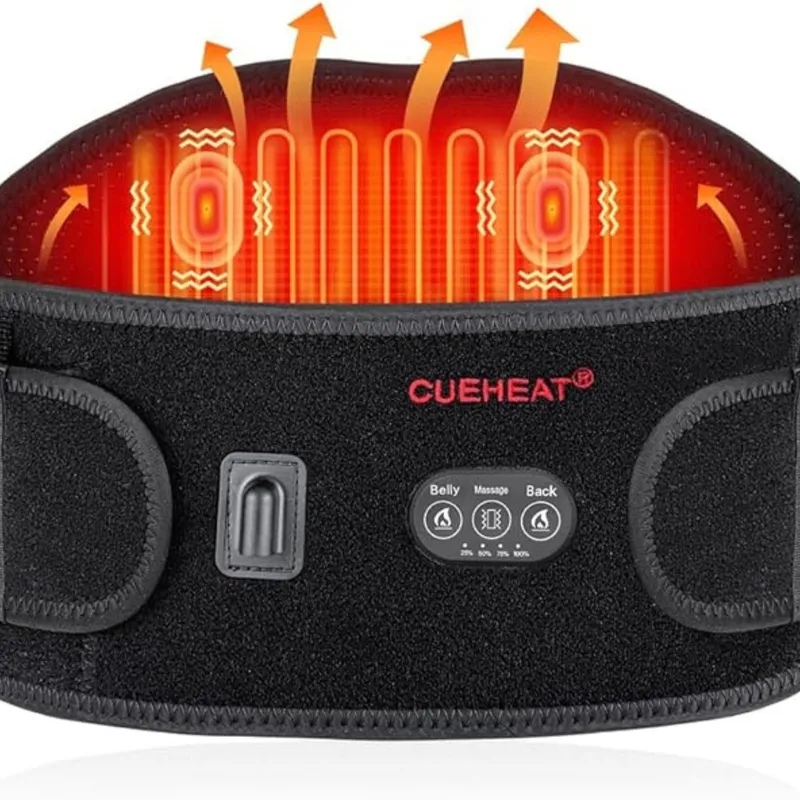 MOVI - Faja Lumbar Eléctrica con Calor y Masaje Recargable