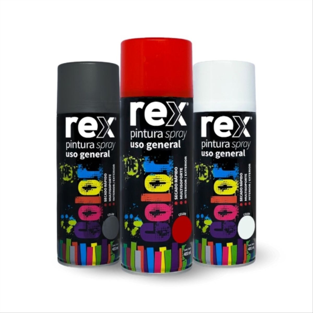REX - Pintura Spray rojo 400 ml
