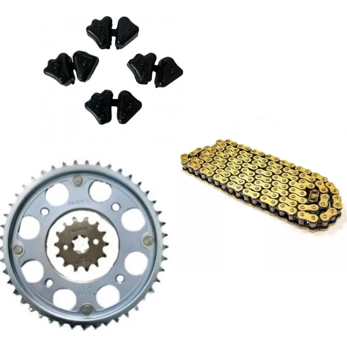 GENERICO - Kit Transmision Honda Cb 190r Premium + Damper Japones