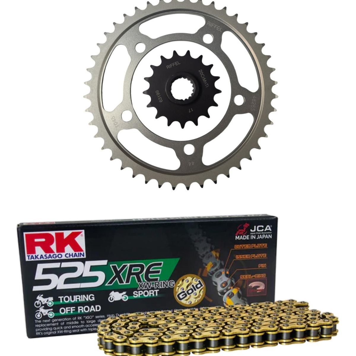 GENERICO - Kit Transmisión Bmw F750gs  F850gs C Cadena Qring EK