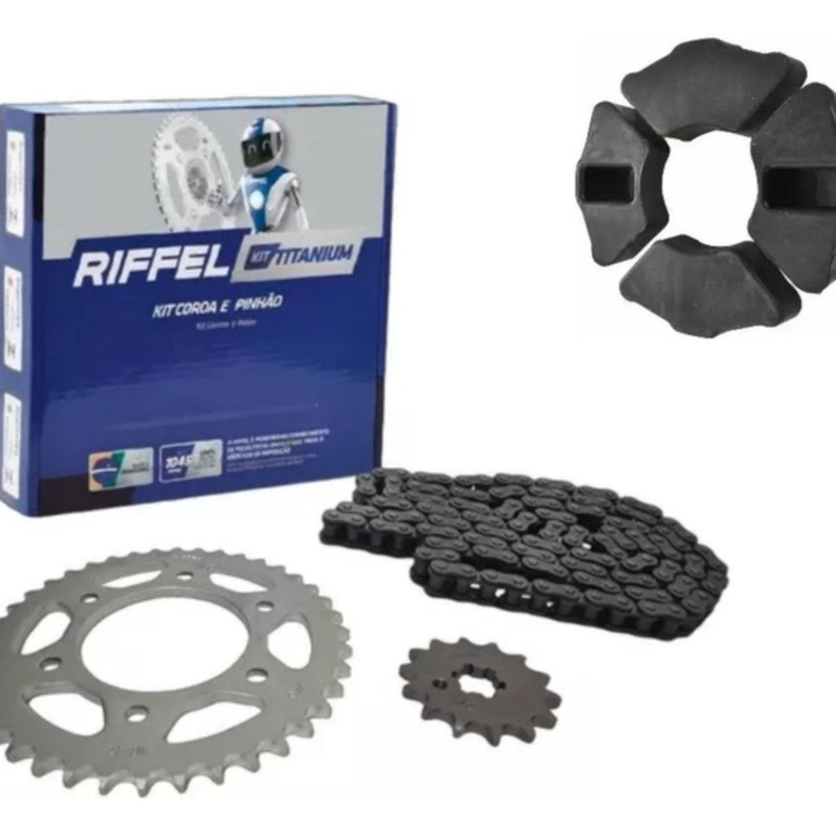 GENERICO - Kit Transmision Moto Yamaha Enticer 125 + Damper Japones