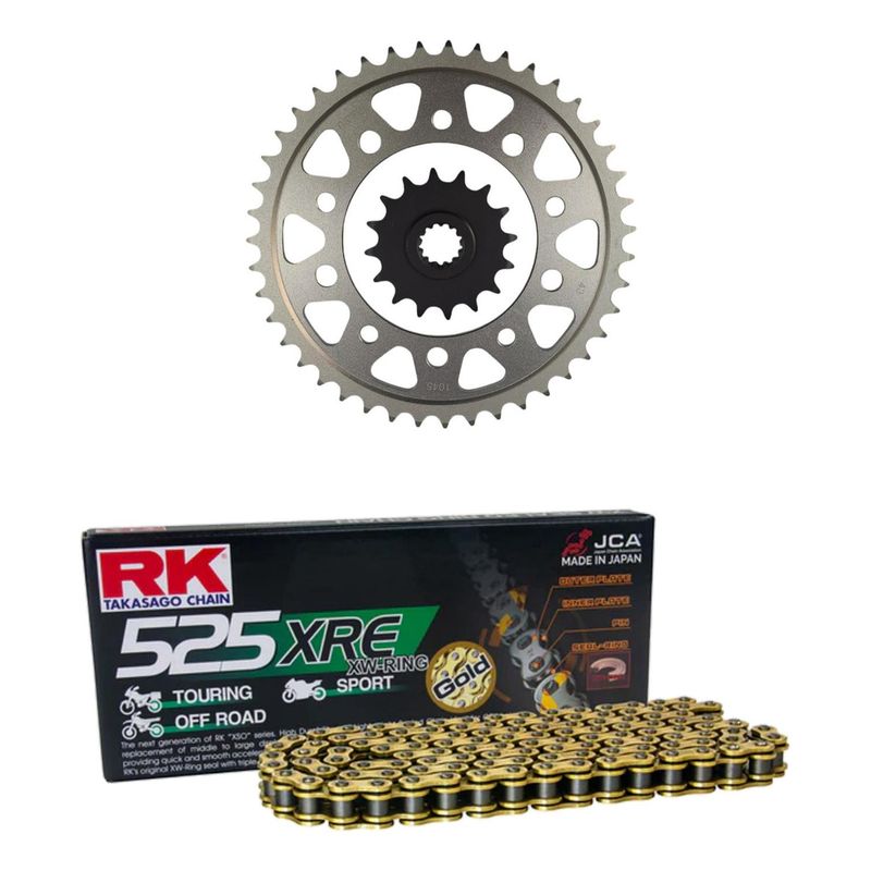 GENERICO - Kit Transmision Honda Nc 750x-xa-xd C/ Xring Dorada (2014+)
