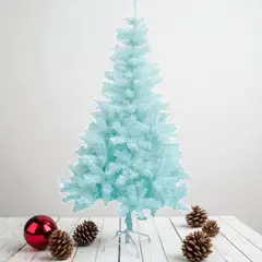 GENERICO - Árbol de navidad, arbolito 1.80 mtrs color celeste