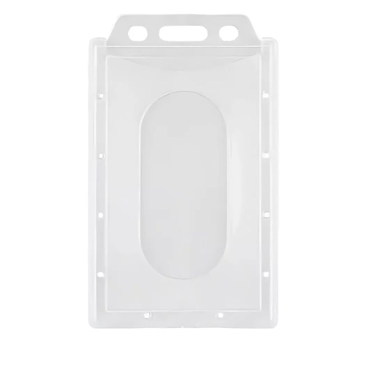 KINDA NICE - Pack 50 Pcs Porta Credencial Plastico Transparente Rigido