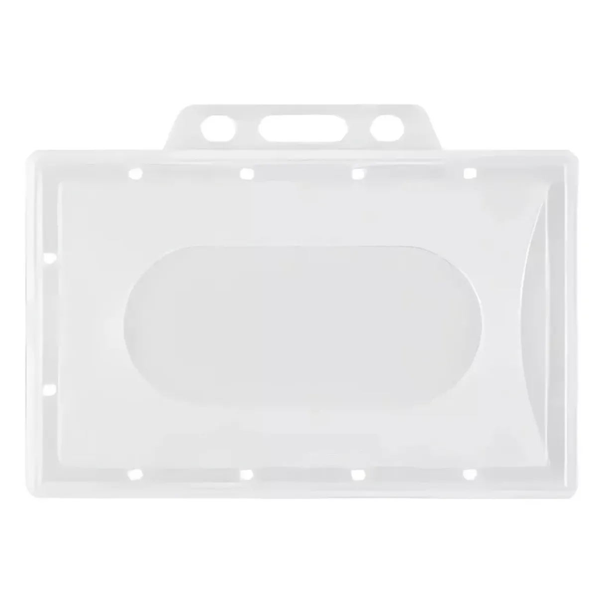 KINDA NICE - Pack 50 Pcs Porta Credencial Plastico Transparente Rigido