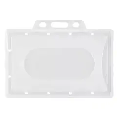 KINDA NICE - Pack 50 Pcs Porta Credencial Plastico Transparente Rigido