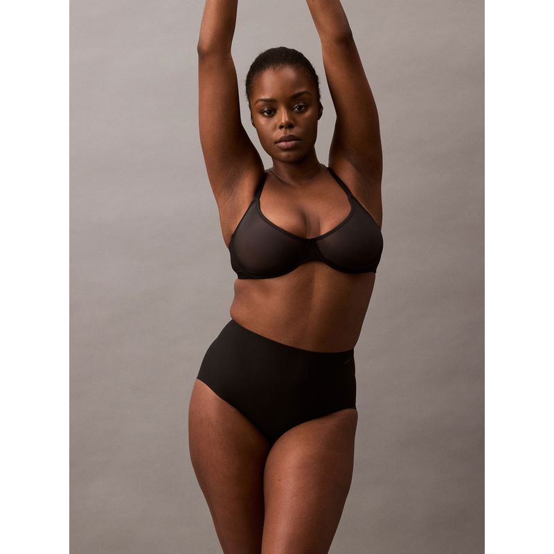 CALVIN KLEIN - Calzón Stay Put Mesh Negro Calvin Klein