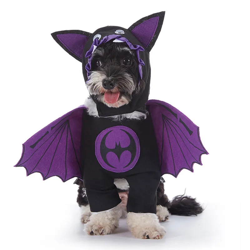 DANWEILE - Disfraz para Perro Halloween - Murciélago Volador - XL
