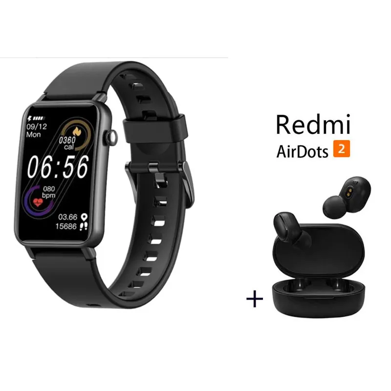 XIAOMI - Reloj inteligente y Xiaomi Airdots 2 Negro Audífonos tws