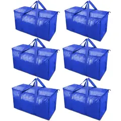 PAGANOOM - 6PCS Bolsas Grandes para Mudanzas Con Asas de Transporte