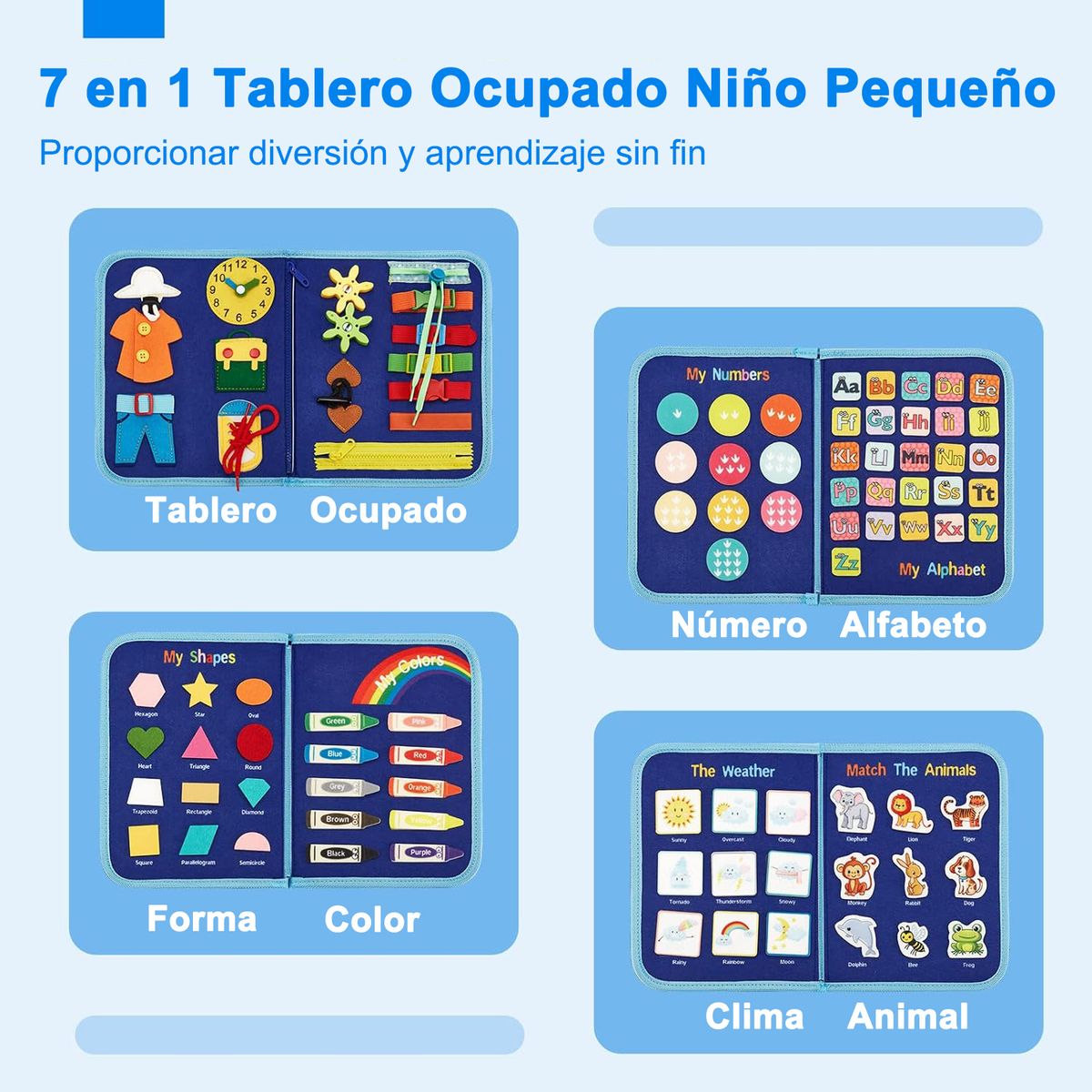 WELDMON - Mesa ocupada - juguetes montessori