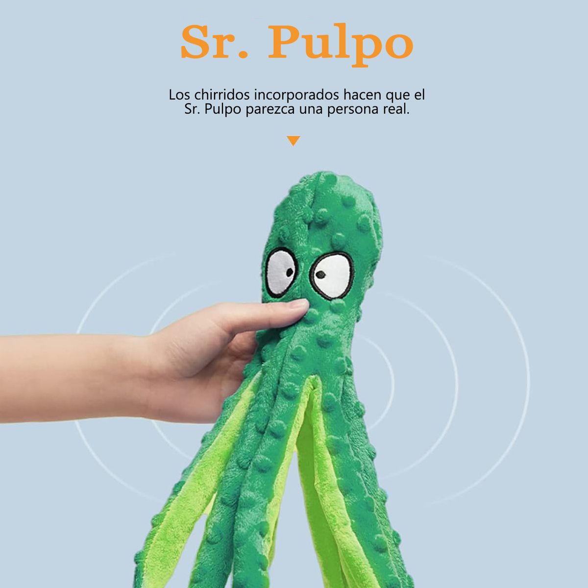 WELDMON - Juguetes para perros juguetes para hacer sonido sin relleno