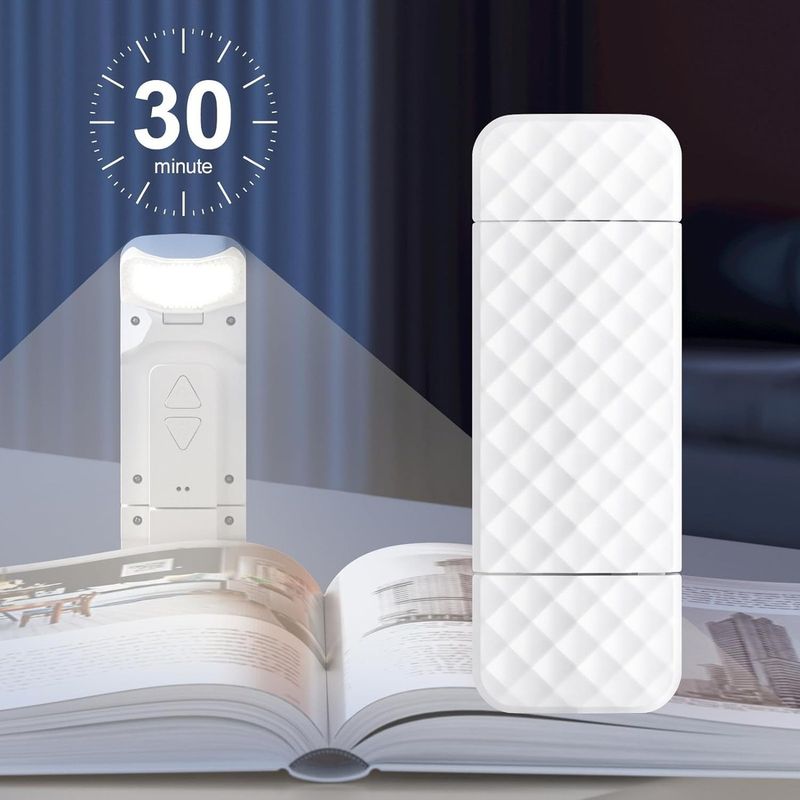 SUPERCENTER - Mini Lampara Para Leer Luz Lectura Recargable Usb Ajustable