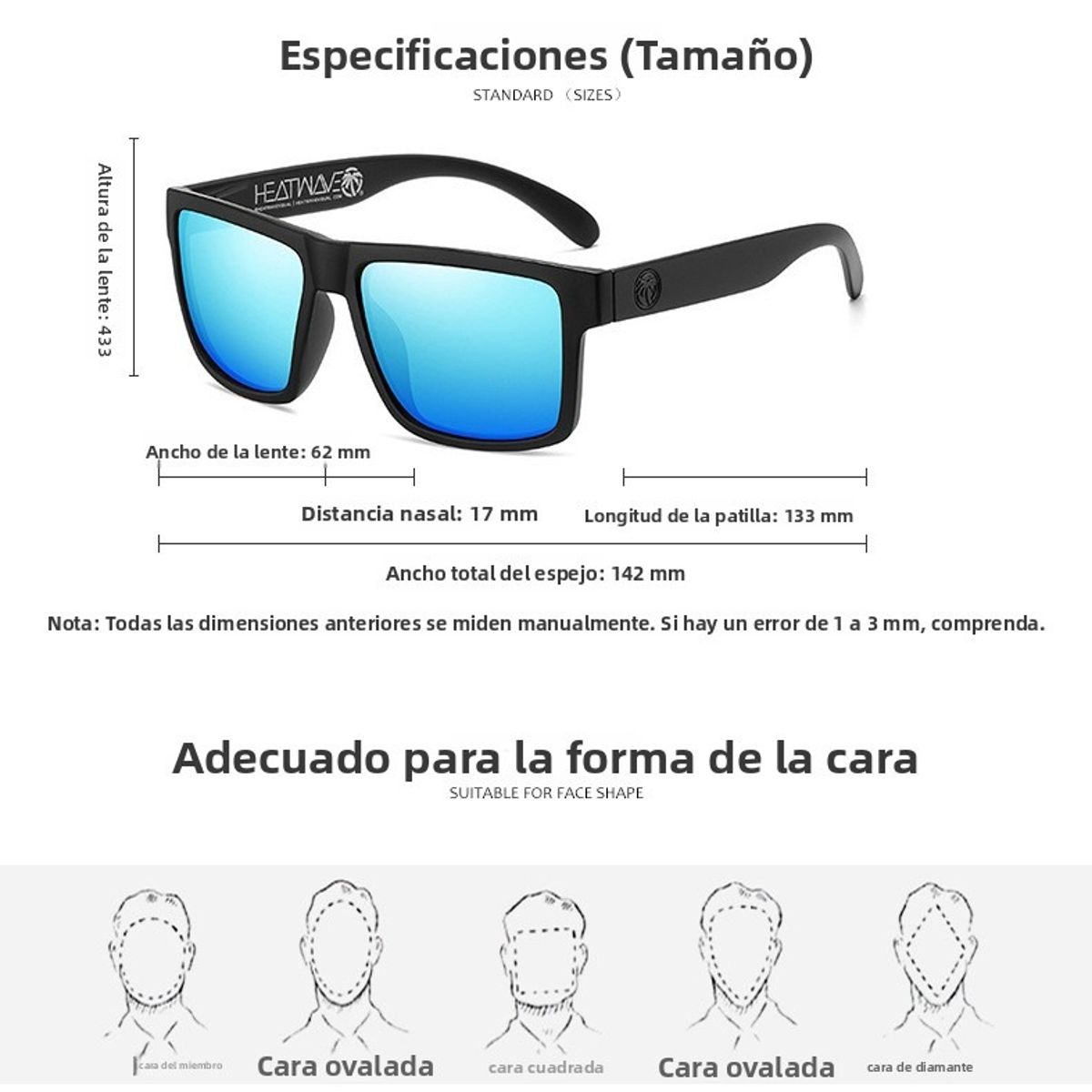 TIOZONEY - Lentes de Sol Mujer