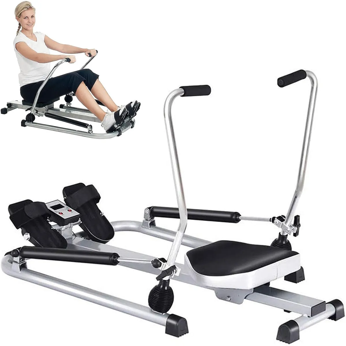 WELDMON - Máquinas de Remo Plegables Máquina De Remo Unisex Adult