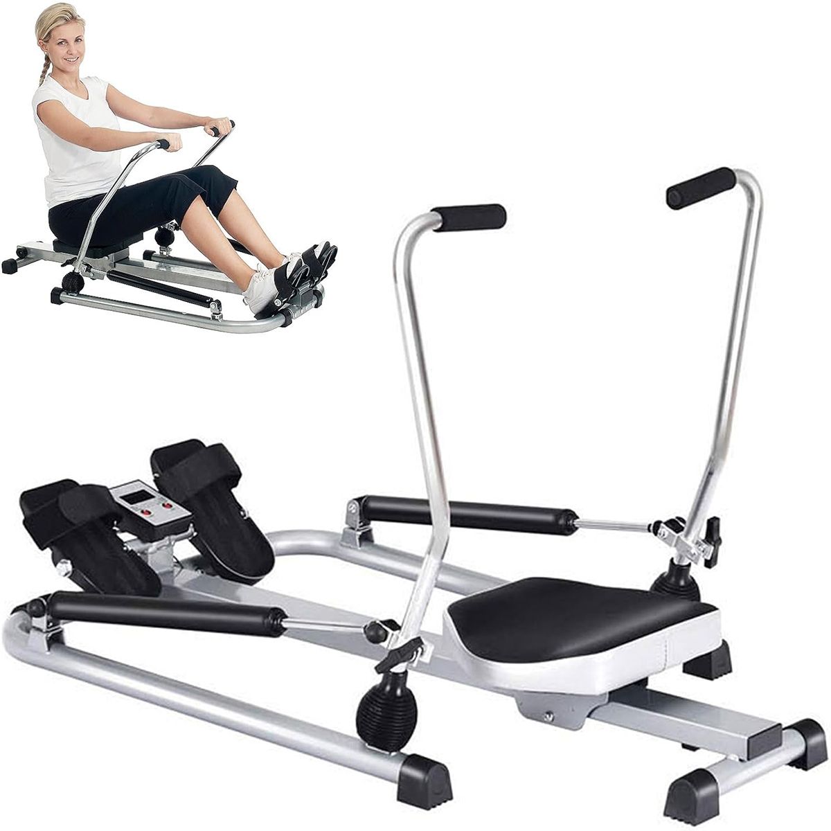 WELDMON - Máquinas de Remo Plegables Máquina De Remo Unisex Adult