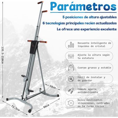 Imagen 2 del producto Escalador Vertical Doméstico Ajustable y Plegable