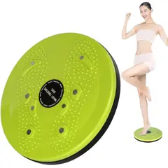 WELDMON - Disco Giratorio para Ejercicio de Cintura - Verde