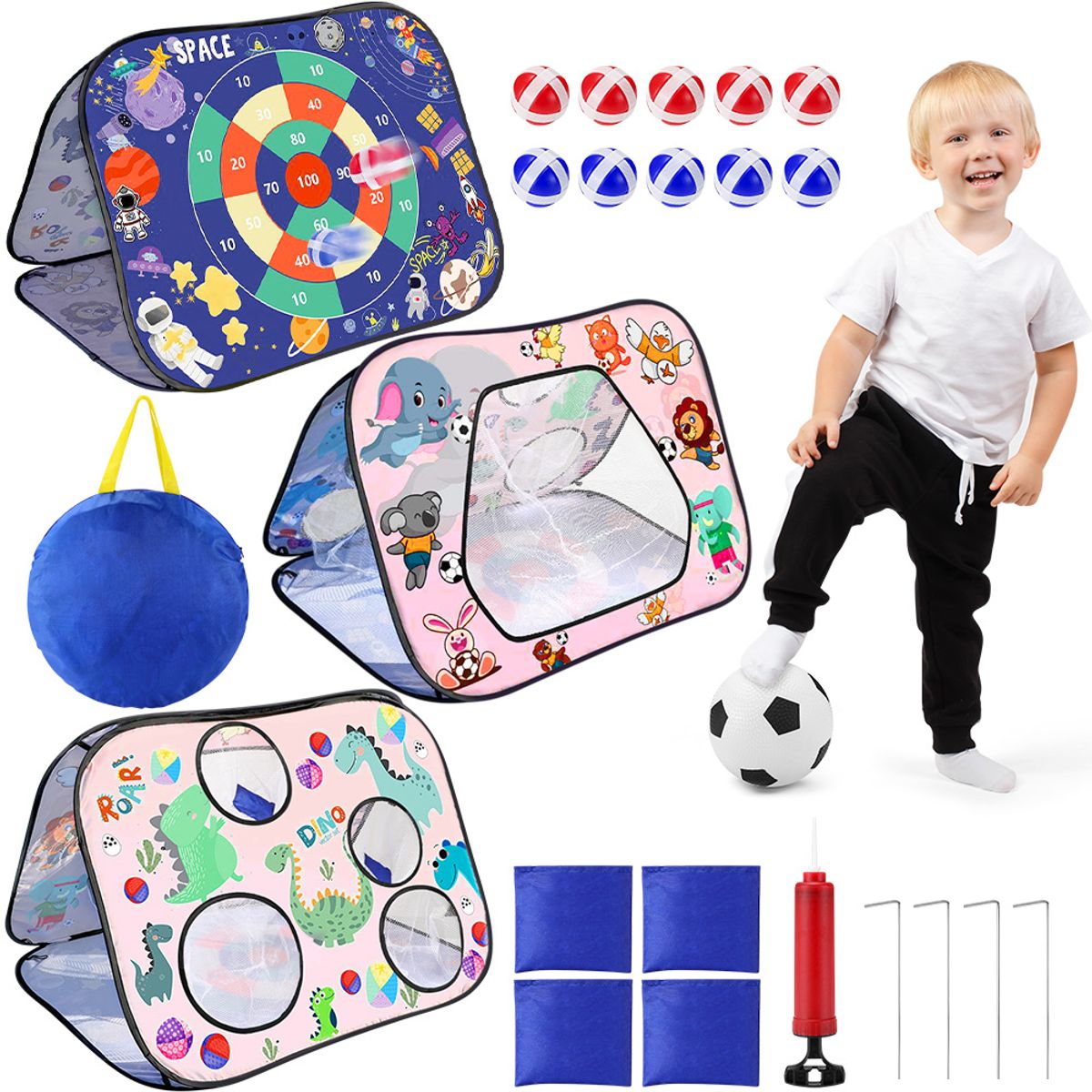 LUKOVEE - Set Juego Tablero Tiro Al Blanco De Infantil Juguete