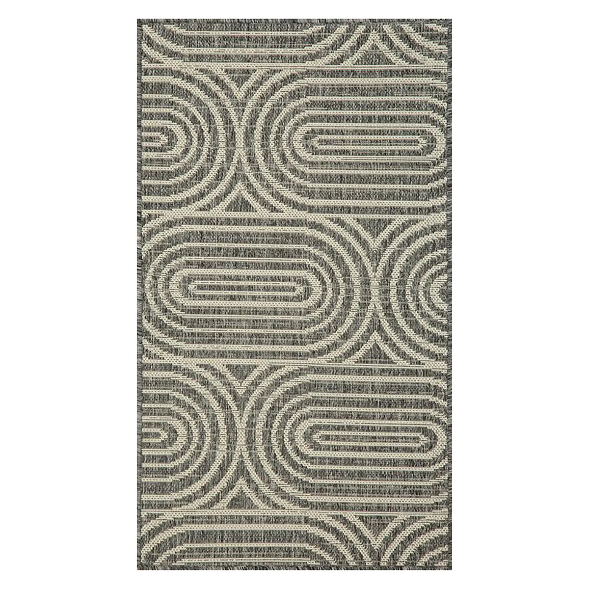 ELEMENTS & CO - Alfombra Ovalis Gris 67x120 cm