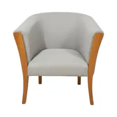 DISEÑOS VALESTRINI - SITIAL ESMERALDA LINO GRIS CLARO