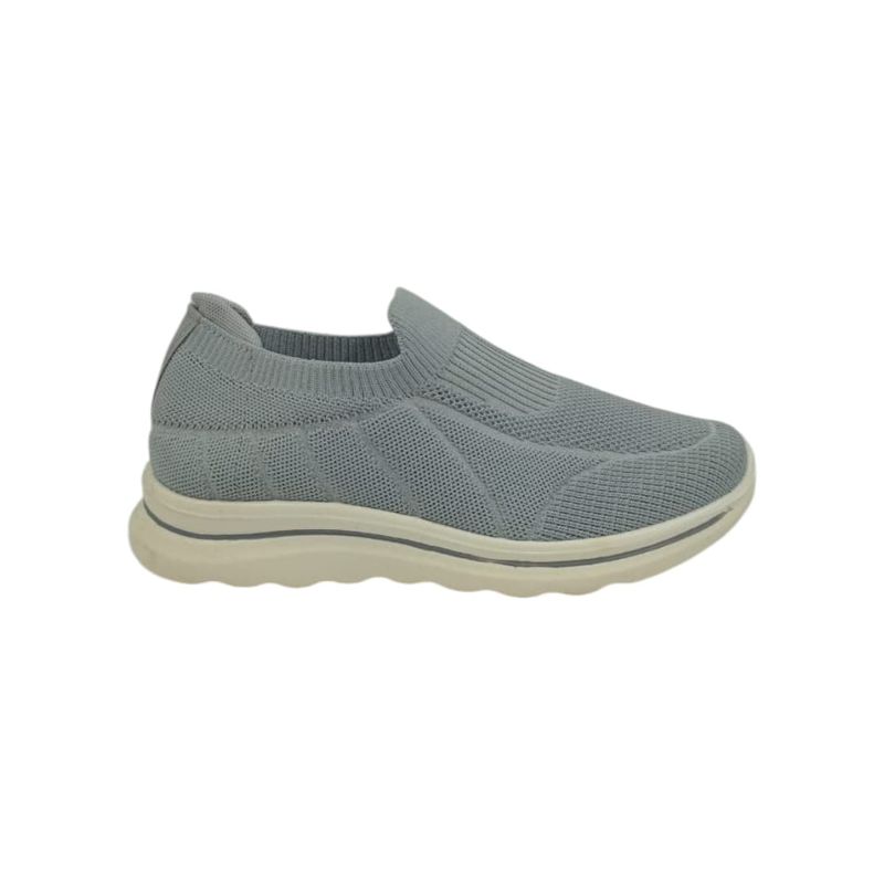 HERIEL - Zapatilla Gris Textil Mujer