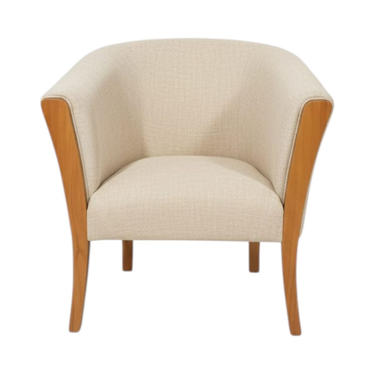 DISEÑOS VALESTRINI - SITIAL ESMERALDA LINO CRUDO