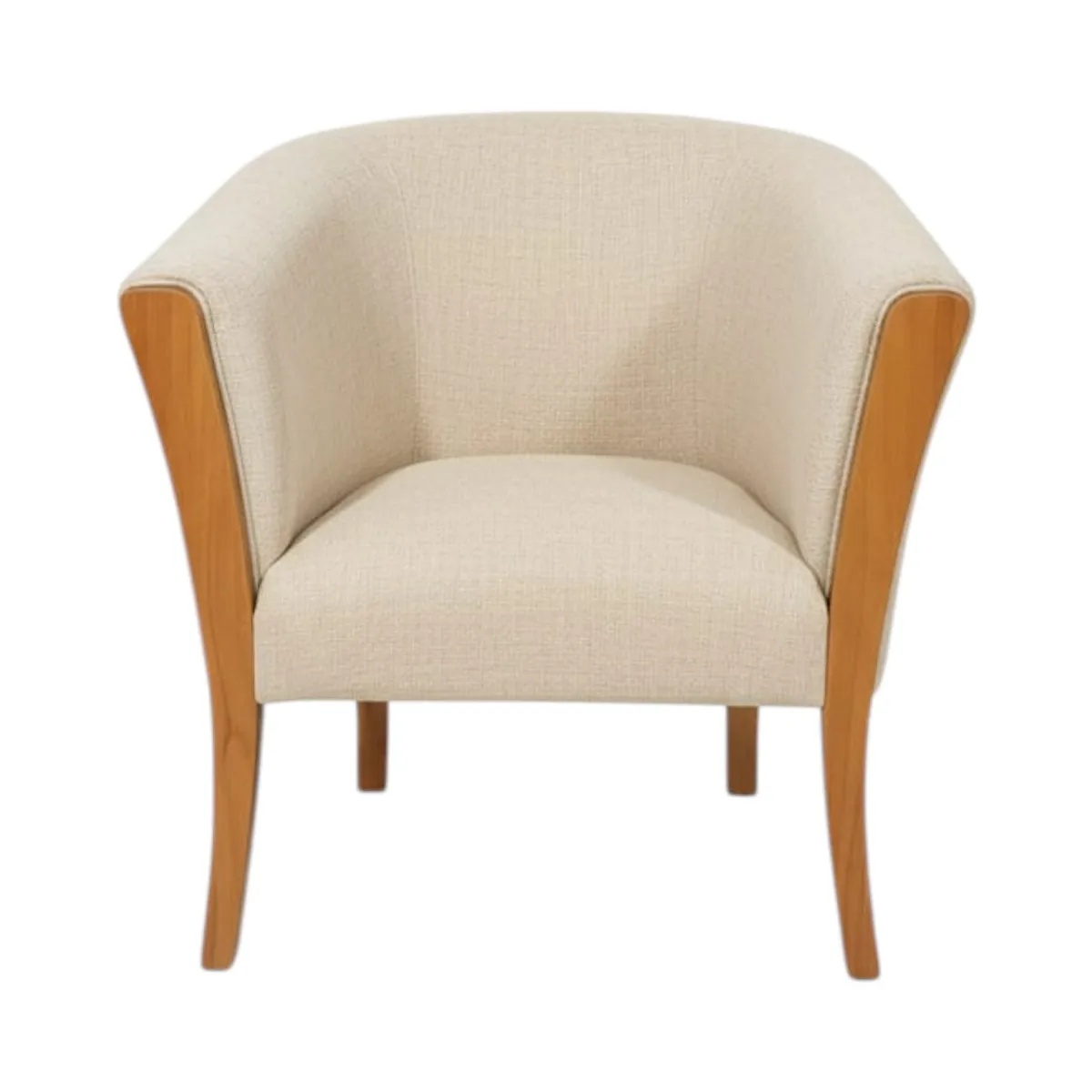 DISEÑOS VALESTRINI - SITIAL ESMERALDA LINO CRUDO