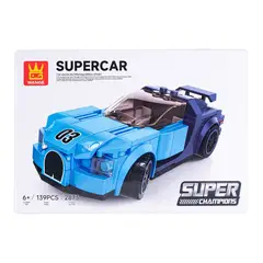 GENERICO - Super Auto Azul armable