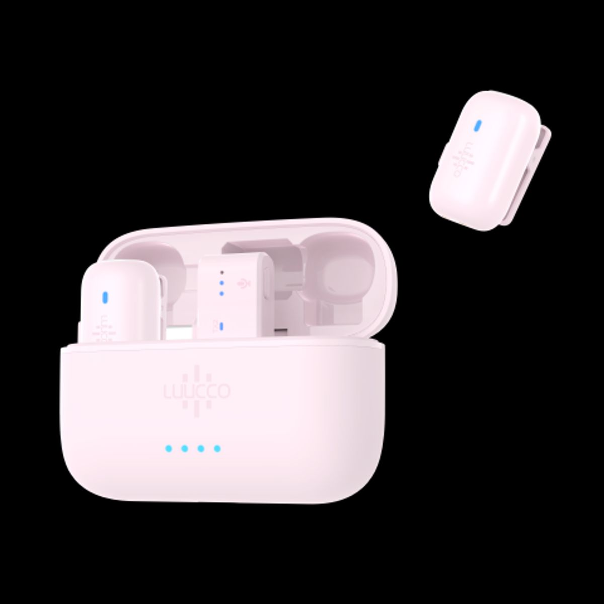 LUUCCO - MICROFONO LAVALIER WIRELESS LUUCCO MINIPODS ROSA