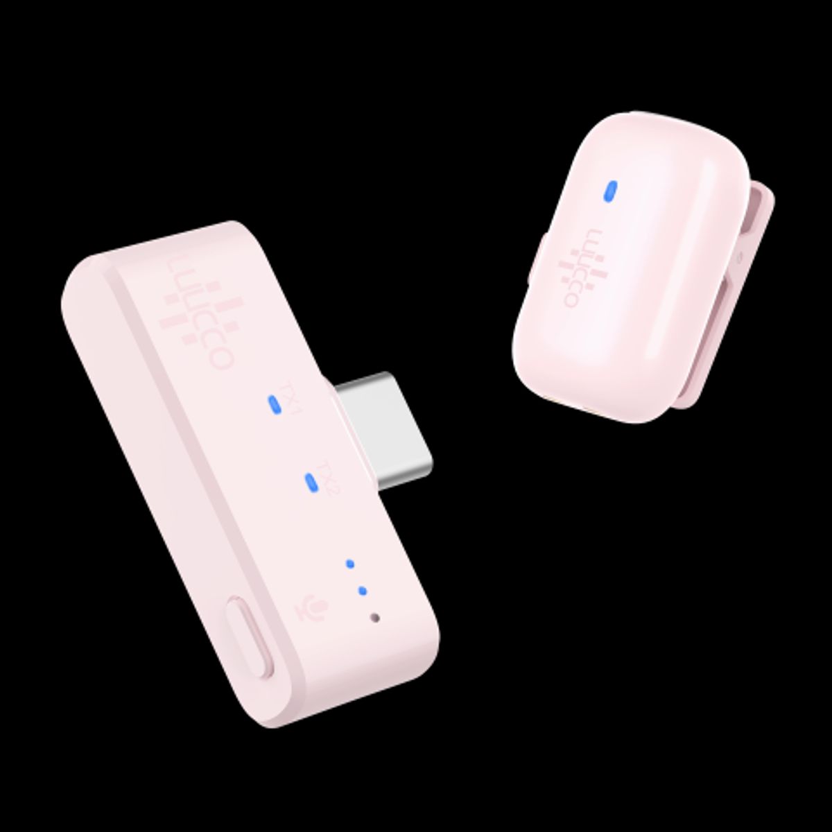 LUUCCO - MICROFONO LAVALIER WIRELESS LUUCCO MINIPODS ROSA