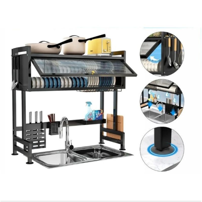 GENERICO - Escurridor De Platos 2 Niveles Organizador Cocina…