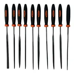 MAKAWA - Kit Set Juego De Mini Limas 10 Piezas 3mm X 140mm