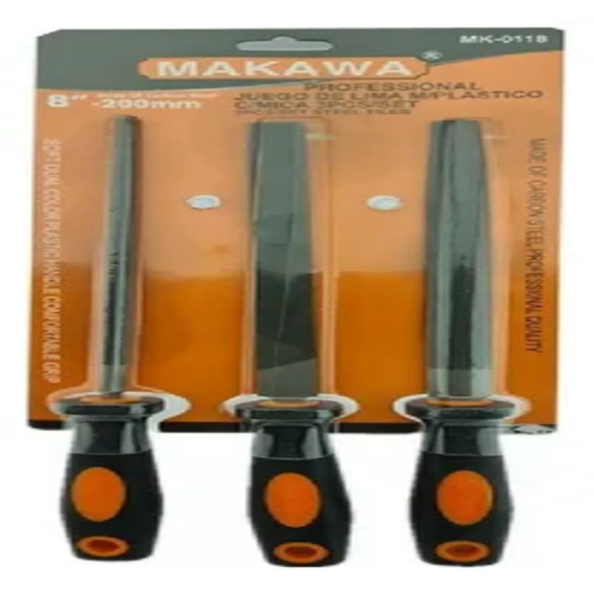 MAKAWA - Juego De Limas Escofinas Para Madera 8 Pulgada 3 Piezas Mk