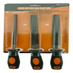 MAKAWA - Juego De Limas Escofinas Para Madera 8 Pulgada 3 Piezas Mk
