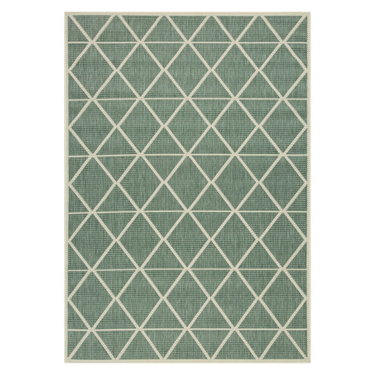 ELEMENTS & CO - Alfombra Rombos Turquesa 200x290 cm