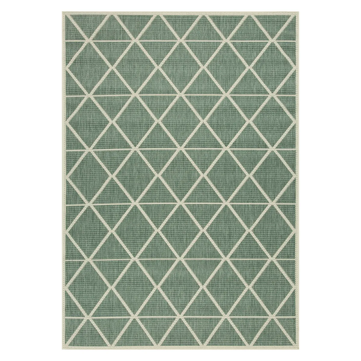 ELEMENTS & CO - Alfombra Rombos Turquesa 160x230 cm