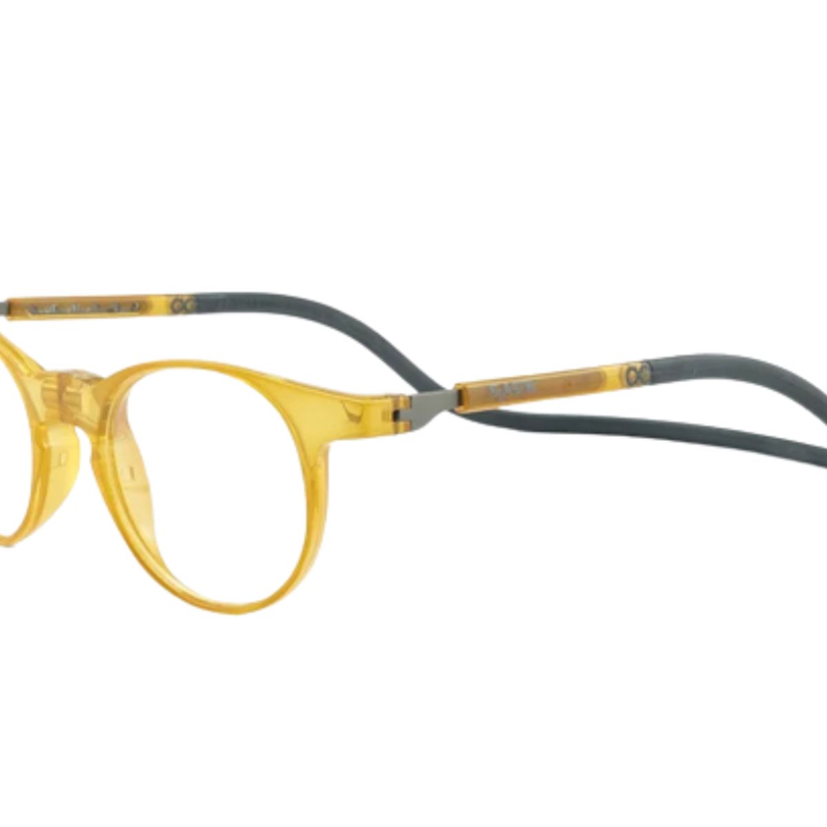 SLASTIK - Lentes Ópticos Soho Amarillo con Clip Magnético