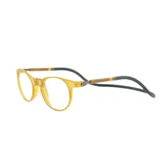 SLASTIK - Lentes Ópticos Soho Amarillo con Clip Magnético