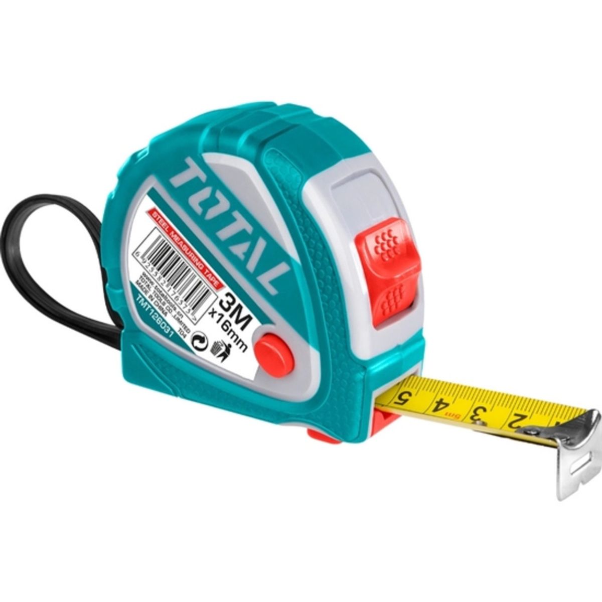 TOTAL TOOLS - Cinta Huincha De Medir Metrica De Acero 3m