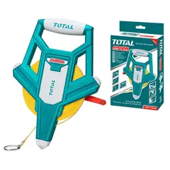TOTAL TOOLS - Huincha De Medir Fibra 100mts Total Tmtf131006