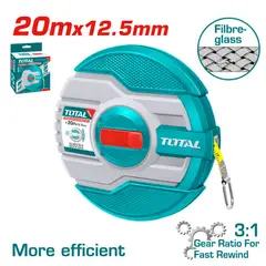 TOTAL TOOLS - Huincha Cinta Métrica 20m X 125mm Total Tmtf13206